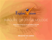 Tablet Screenshot of explore-vision.com
